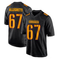 W.Commanders #67 Nick Allegretti Player Black Carbon Fashion Home Game Ldoa Stitched Jerseys