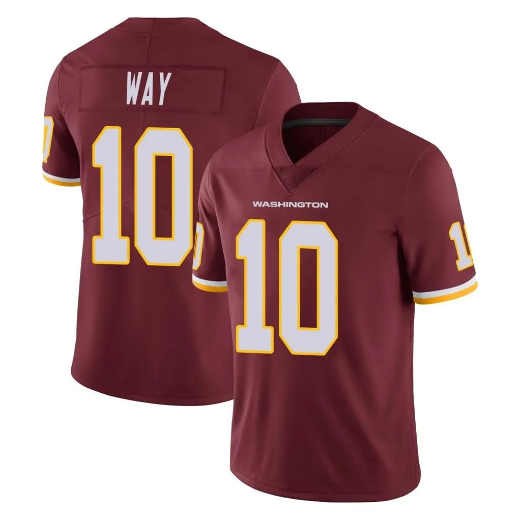 W.Commanders #10 Tress Way Player Burgundy Limited Team Color Vapor Untouchable Home Game Ldoa Stitched Jerseys