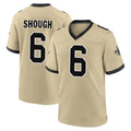 NO.Saints #6 Tyler Shough Player Gold Home Game Ldoa Stitched Jerseys