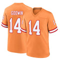TB.Buccaneers #14 Chris Godwin Jr. Player Orange Throwback Home Game Ldoa Stitched Jerseys