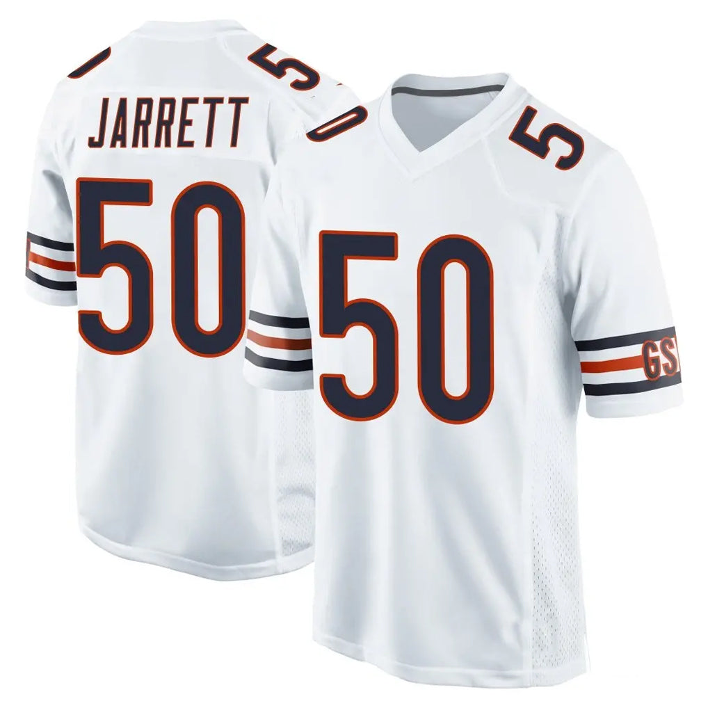 C.Bears #50 Grady Jarrett Player White Home Game Ldoa Stitched Jerseys