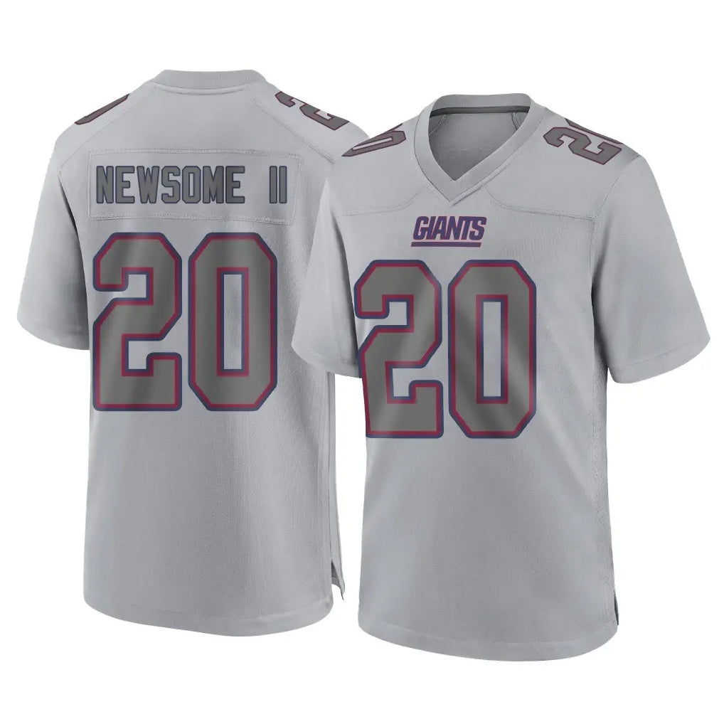 NY.Giants #20 Greg Newsome II Player Gray Atmosphere Fashion Limited Game Ldoa Stitched Jerseys