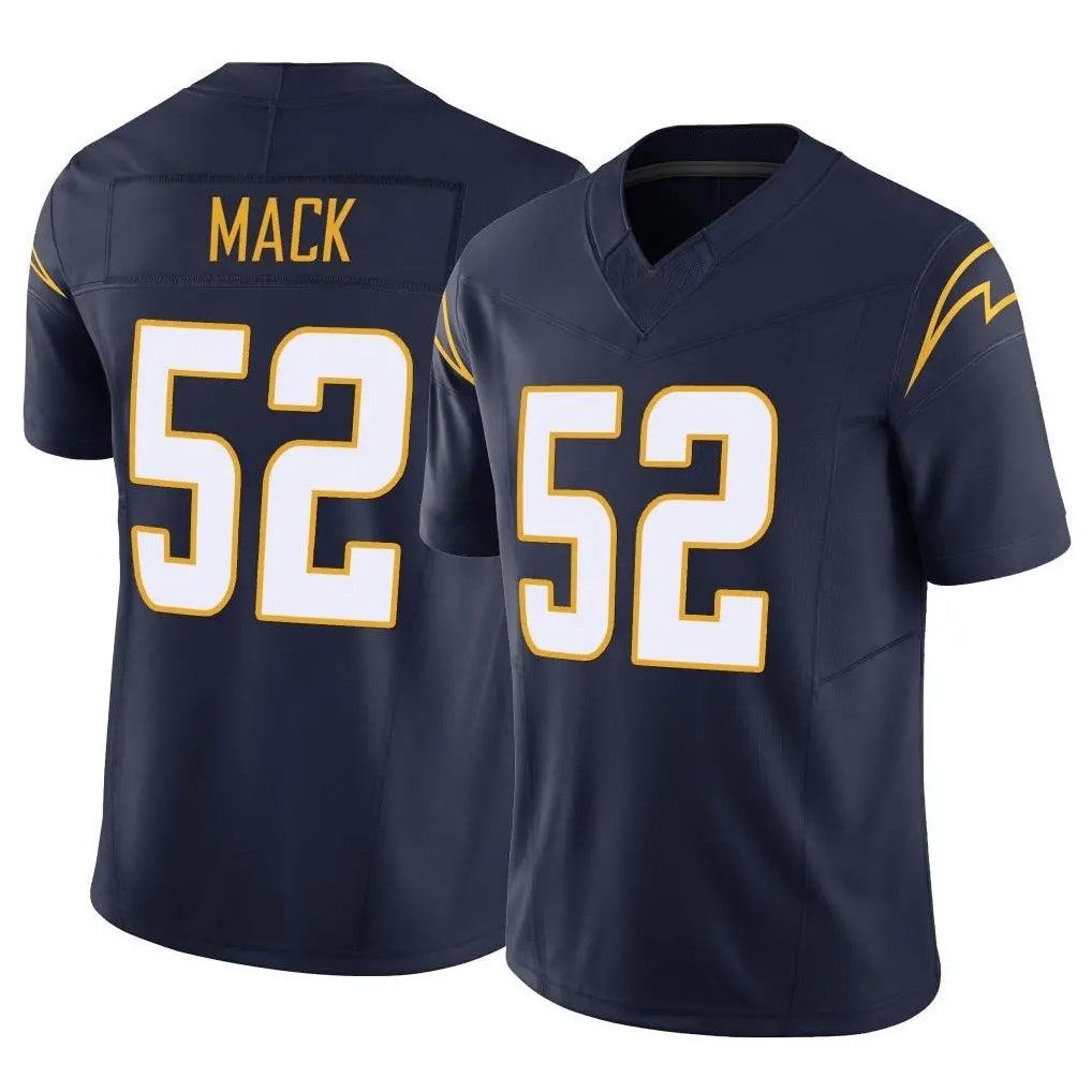 LA.Chargers #52 Khalil Mack Player Navy Limited Vapor F.U.S.E. Home Game Ldoa Stitched Jerseys