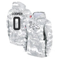 D.Broncos #0 Jonathon Cooper Player Arctic Camo Salute to Service Hoodies Limited Game Ldoa Stitched Jerseys