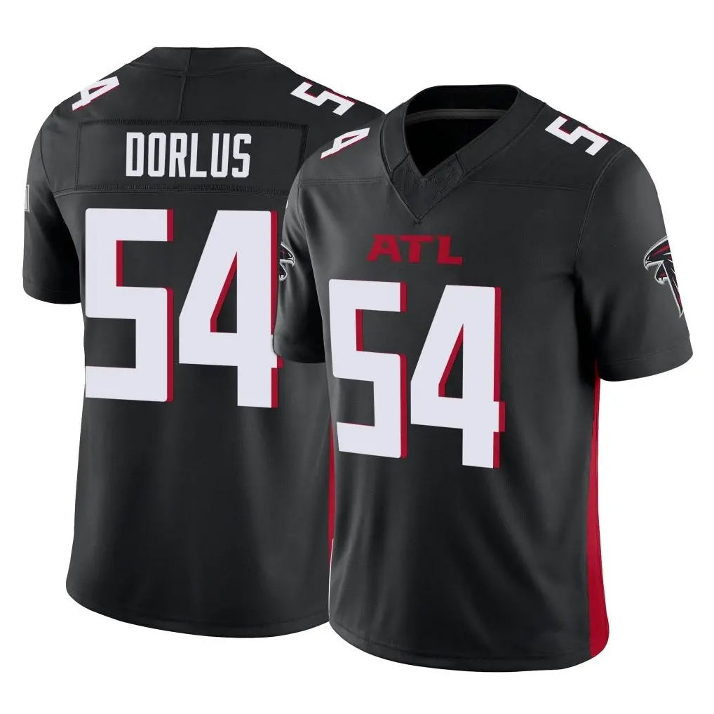 A.Falcons #54 Brandon Dorlus Player Black Vapor F.U.S.E. Limited Home Game Ldoa Stitched Jerseys