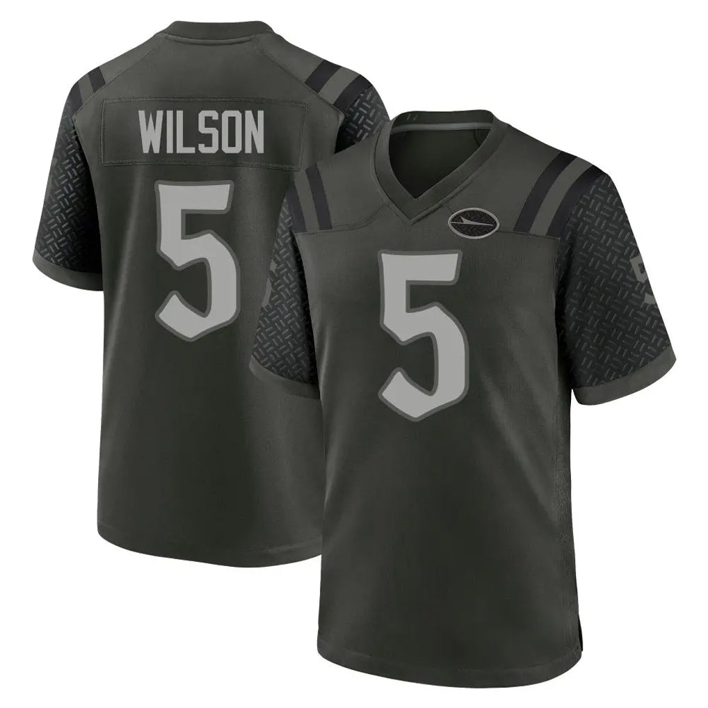 NY.Jets #5 Garrett Wilson Player Green 2025 Rivalries Collection Home Game Ldoa Stitched Jerseys