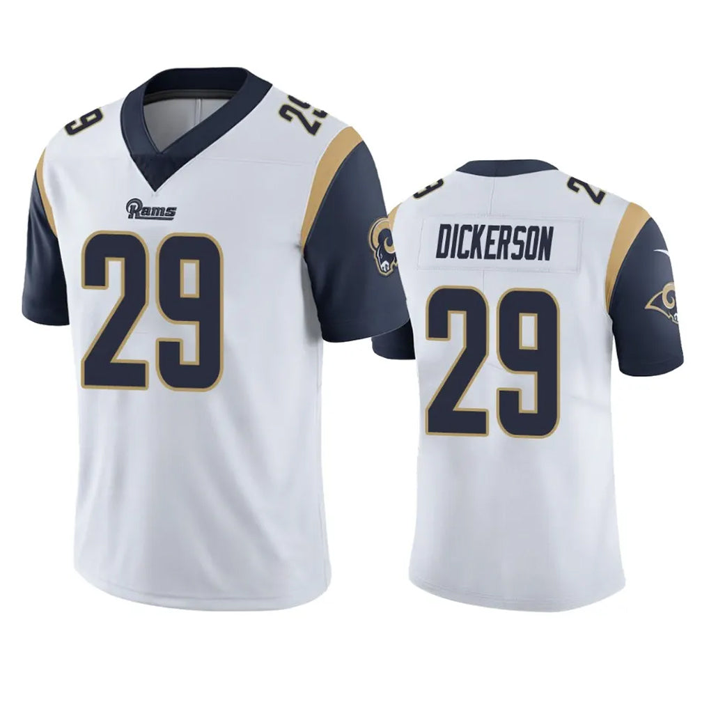 LA.Rams #29 Eric Dickerson Player White Limited Vapor Untouchable Ldoa Stitched Jerseys