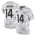 A.Cardinals #14 Michael Wilson Player Camo Salute to Service Limited Home Ldoa Stitched Jerseys