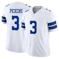 D.Cowboys #3 George Pickens Player White Limited Vapor F.U.S.E. Home Game Ldoa Stitched Jerseys