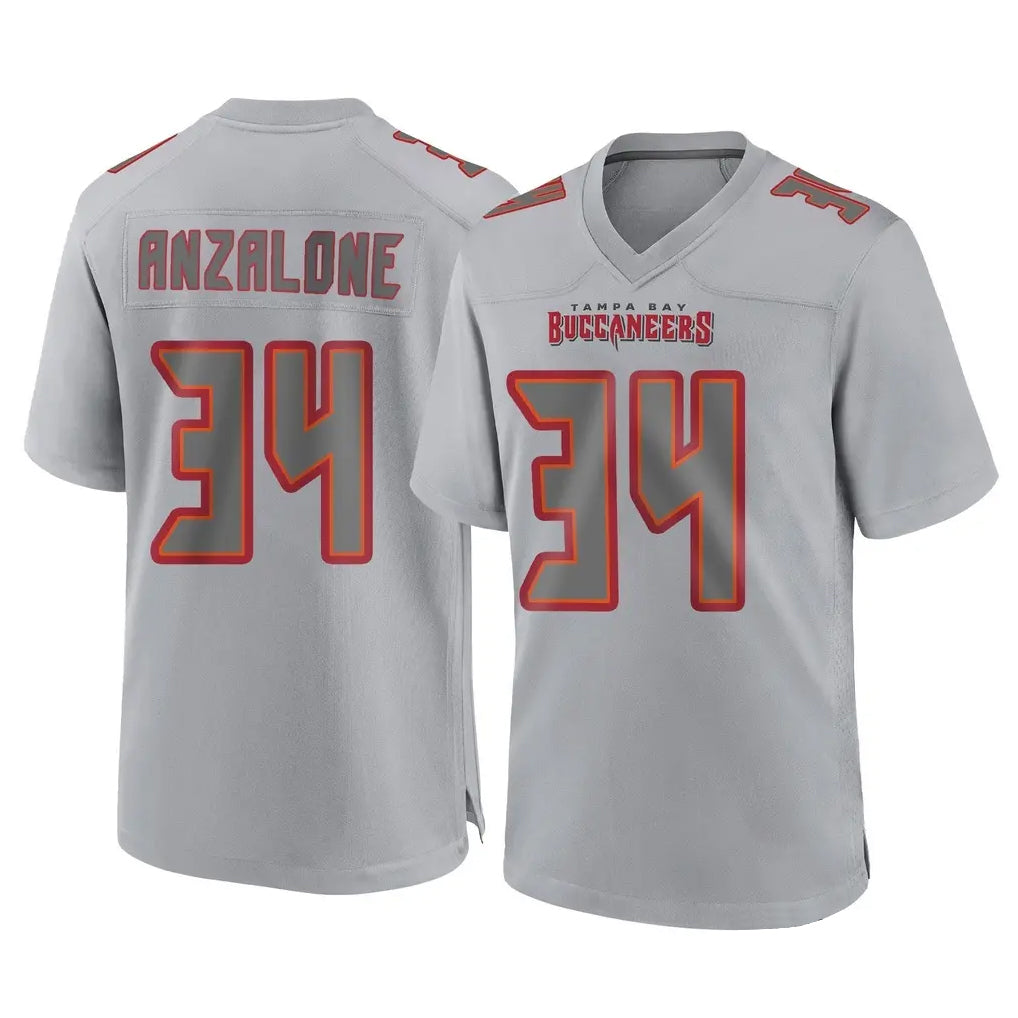 TB.Buccaneers #34 Alex Anzalone Player Gray Atmosphere Fashion Home Game Ldoa Stitched Jerseys