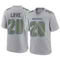S.Seahawks #20 Julian Love Player Gray Atmosphere Fashion Home Game Ldoa Stitched Jerseys