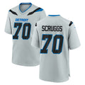 D.Lions #70 Juice Scruggs Player Silver 2026 Rivalries Collection Home Game Ldoa Stitched Jerseys