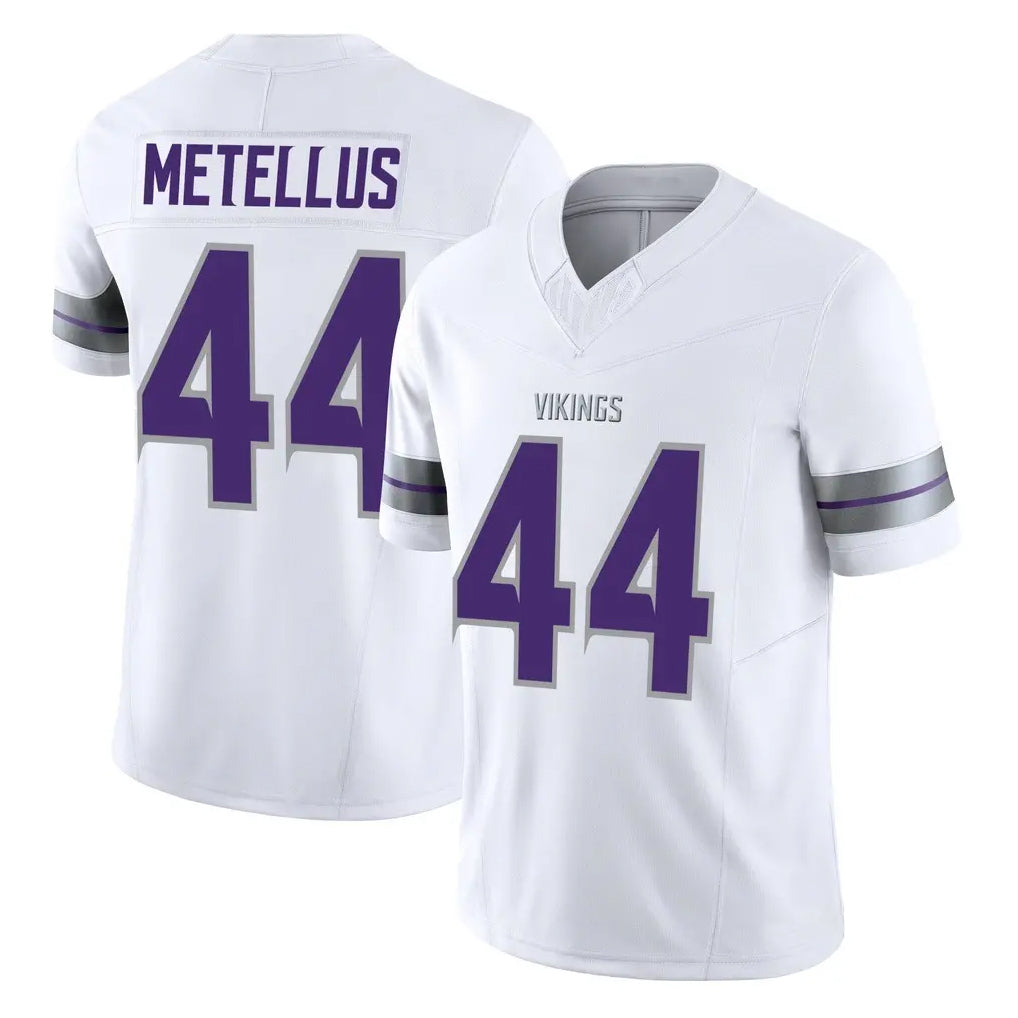M.Vikings #44 Josh Metellus Player White Limited Alternate Vapor F.U.S.E. Home Game Ldoa Stitched Jerseys