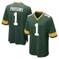 GB.Packers #1 Micah Parsons Player Green Home Game Ldoa Stitched Jerseys