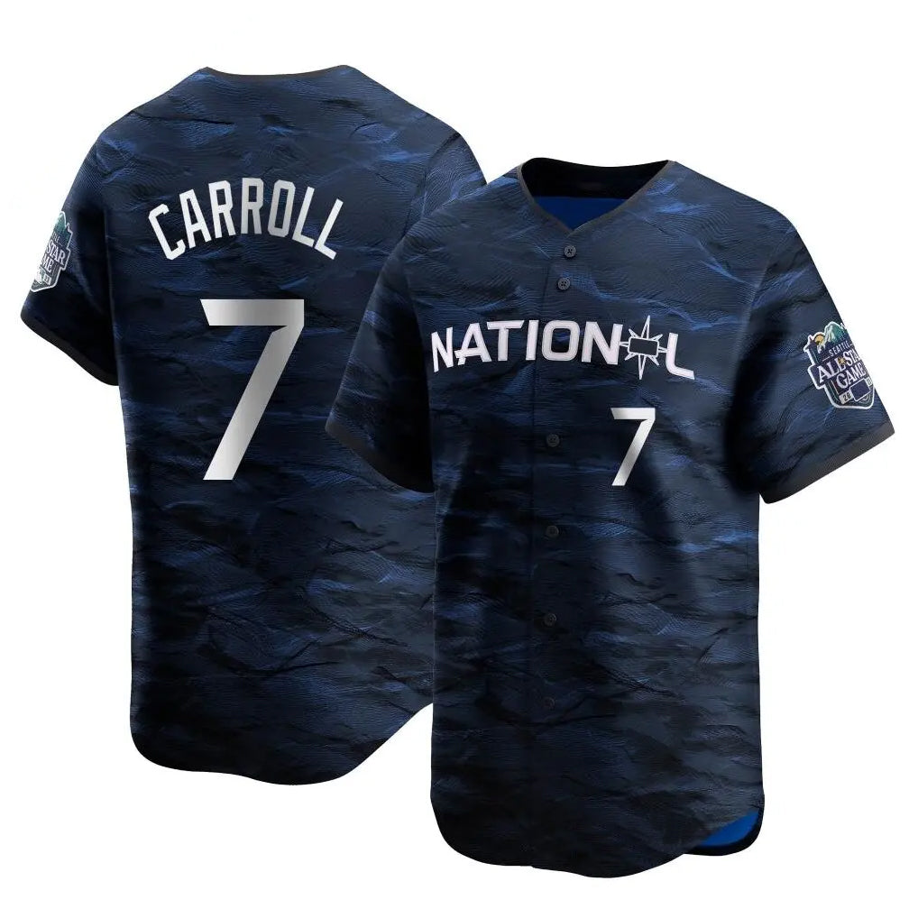 A.Diamondbacks #7 Corbin Carroll Player Royal Limited National League Game All-Star Ldoa Stitched Jerseys
