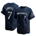 A.Diamondbacks #7 Corbin Carroll Player Royal Limited National League Game All-Star Ldoa Stitched Jerseys