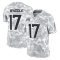 D.Broncos #17 Jaylen Waddle Player Arctic Camo Salute To Service Limited Ldoa Stitched Jerseys