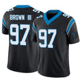 C.Panthers #97 Bobby Brown III Player Black Vapor F.U.S.E. Limited Home Game Ldoa Stitched Jerseys