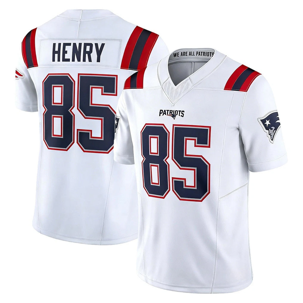 NE.Patriots #85 Hunter Henry Player White Limited Vapor F.U.S.E. Home Game Ldoa Stitched Jerseys
