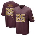 W.Commanders #25 Nick Cross Player Burgundy Alternate Home Game Ldoa Stitched Jerseys