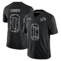 D.Lions #0 Jahmyr Gibbs Player Black Limited 2026 Salute to Service Home Game Ldoa Stitched Jerseys