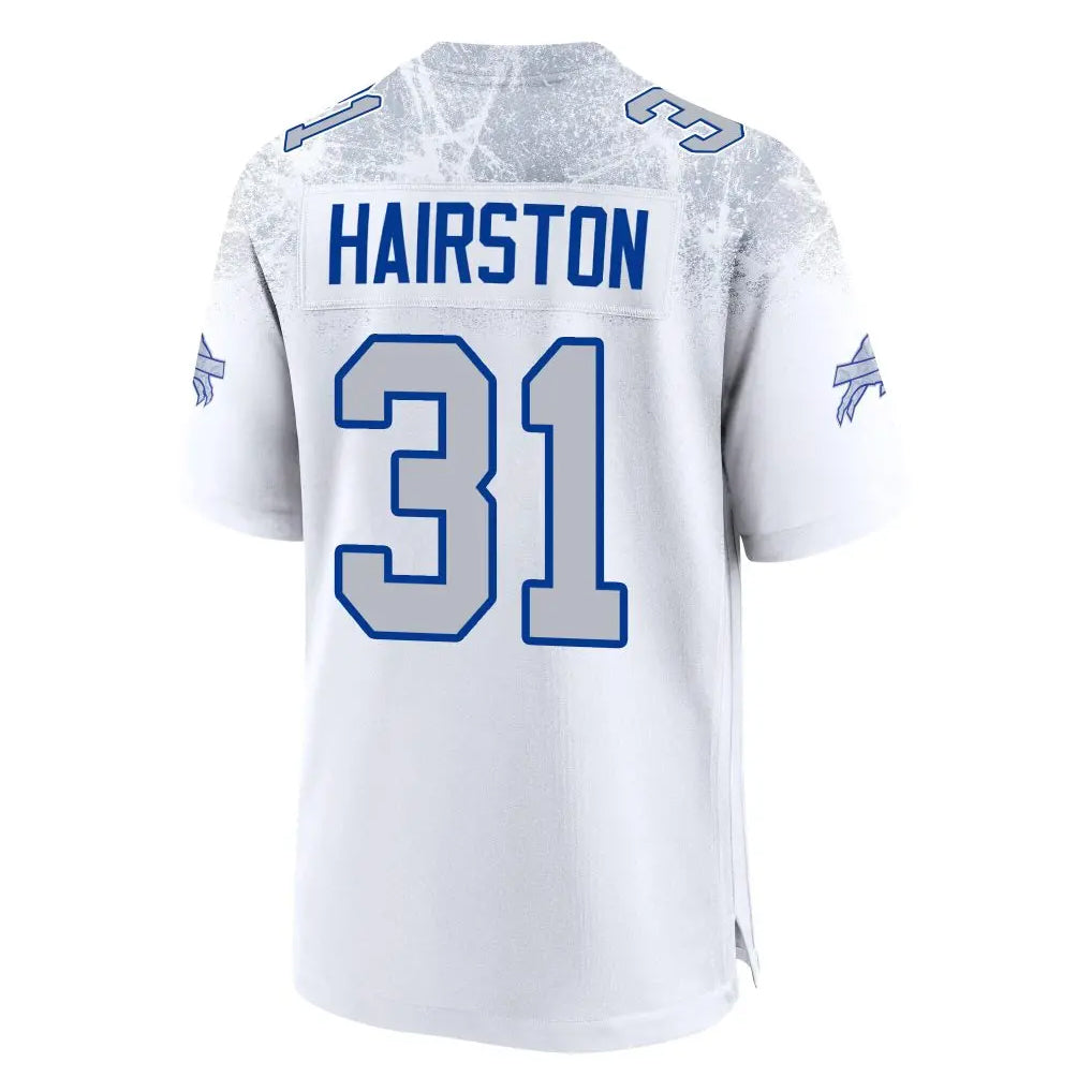 B.Bills #31 Maxwell Hairston Player White Rivalries Collection Game Ldoa Stitched Jerseys
