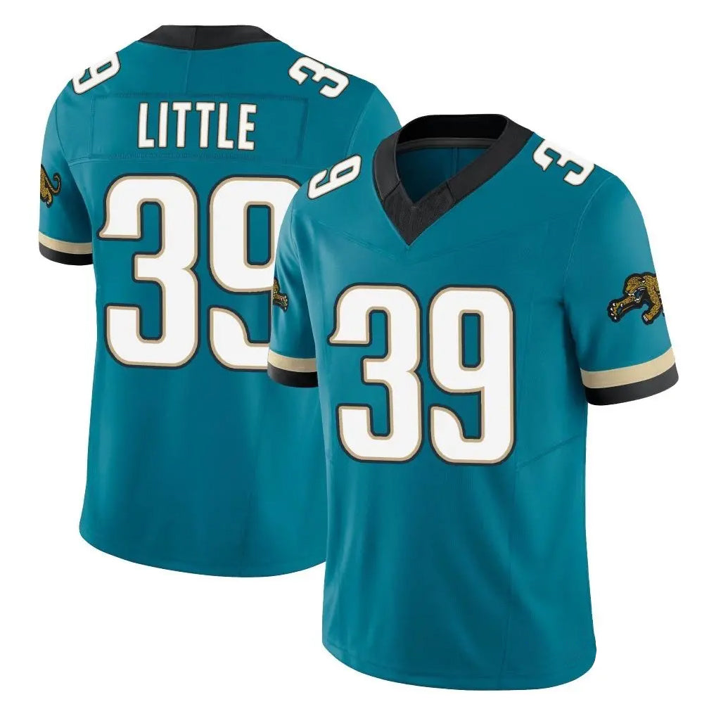 J.Jaguars #39 Cam Little Player Teal Prowler Throwback Vapor F.U.S.E. Limited Home Game Ldoa Stitched Jerseys