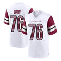 W.Commanders #76 Sam Cosmi Player White Game Home Ldoa Stitched Jerseys