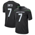 NY.Jets #7 Geno Smith Player Stealth Black Home Game Ldoa Stitched Jerseys