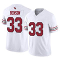 A.Cardinals #33 Trey Benson Player White Vapor F.U.S.E. Limited Home Game Ldoa Stitched Jerseyss