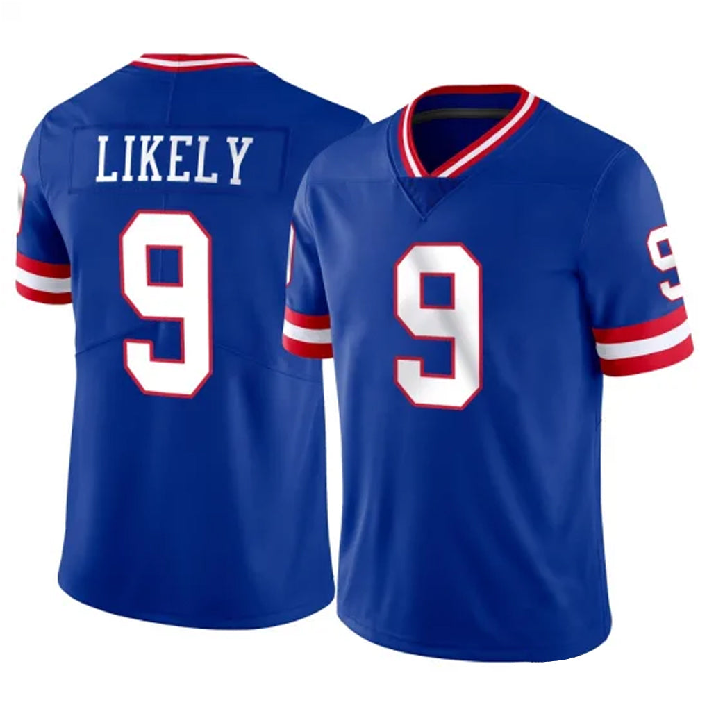 NY.Giants #9 Lsaiah Likely Player Royal Classic Vapor Home Game Ldoa Stitched Jerseys