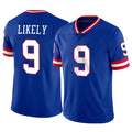 NY.Giants #9 Lsaiah Likely Player Royal Classic Vapor Home Game Ldoa Stitched Jerseys