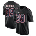 H.Texans #39 Henry To'oTo'o Player Black Fashion Home Game Ldoa Stitched Jerseys