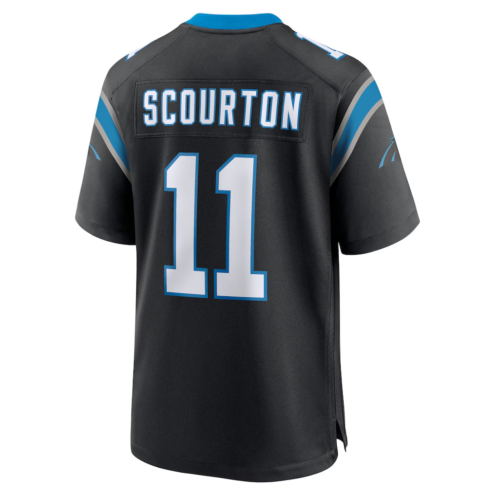 C.Panthers #11 Nic Scourton Player Black Home Game Ldoa Stitched Jerseys