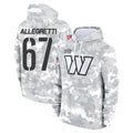W.Commanders #67 Nick Allegretti Player Arctic Camo Limited Salute to Service Pullover Hoodies Game Ldoa Stitched Jerseys