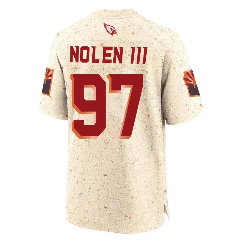 A.Cardinals #97 Walter Nolen III Player Cream Rivalries Collection Game Ldoa Stitched Jerseys