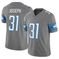 D.Lions #31 Kerby Joseph Player Gray Vapor F.U.S.E. Limited Home Game Ldoa Stitched Jerseys