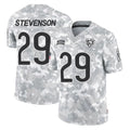C.Bears #29 Tyrique Stevenson Player Arctic Camo Salute to Service Limited Ldoa Stitched Jerseys