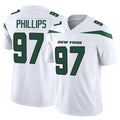 NY.Jets #97 Harrison Phillips Player White Limited Vapor F.U.S.E. Home Game Ldoa Stitched Jerseys
