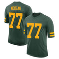 GB.Packers #77 Jordan Morgan Player Green Alternate Vapor Home Game Ldoa Stitched Jerseys