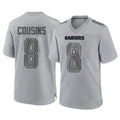 LV.Raiders #8 Kirk Cousins Player Gray Atmosphere Fashion Limited Game Ldoa Stitched Jerseys