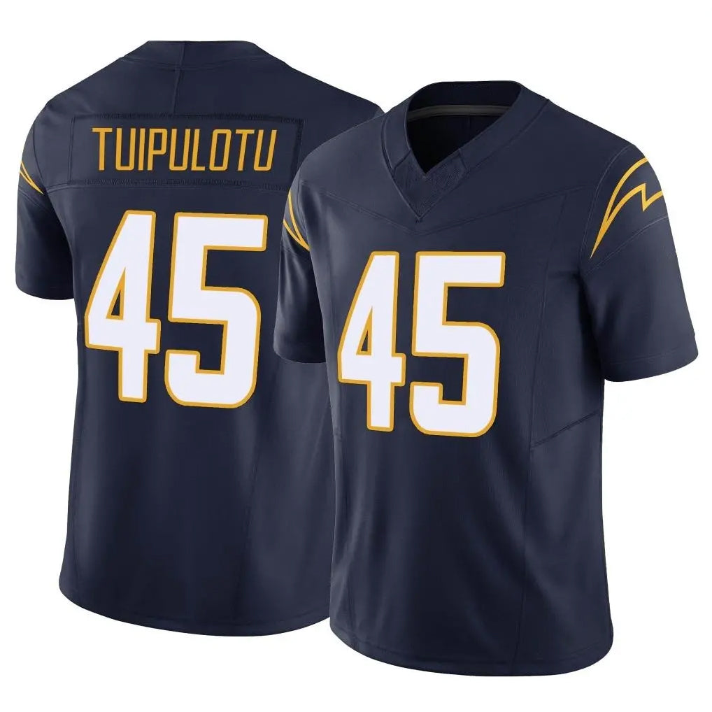 LA.Chargers #45 Tuli Tuipulotu Player Navy Limited Vapor F.U.S.E. Home Game Ldoa Stitched Jerseys