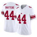 NY.Giants #44 Cam Skattebo Player White Limited Vapor F.U.S.E. Home Game Ldoa Stitched Jerseys