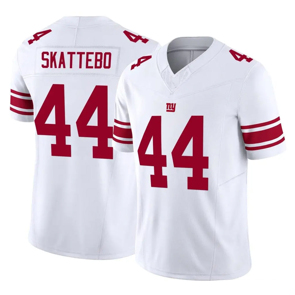 NY.Giants #44 Cam Skattebo Player White Limited Vapor F.U.S.E. Home Game Ldoa Stitched Jerseys