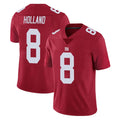 NY.Giants #8 Jevon Holland Player Red Limited Vapor Untouchable Home Game Ldoa Stitched Jerseys