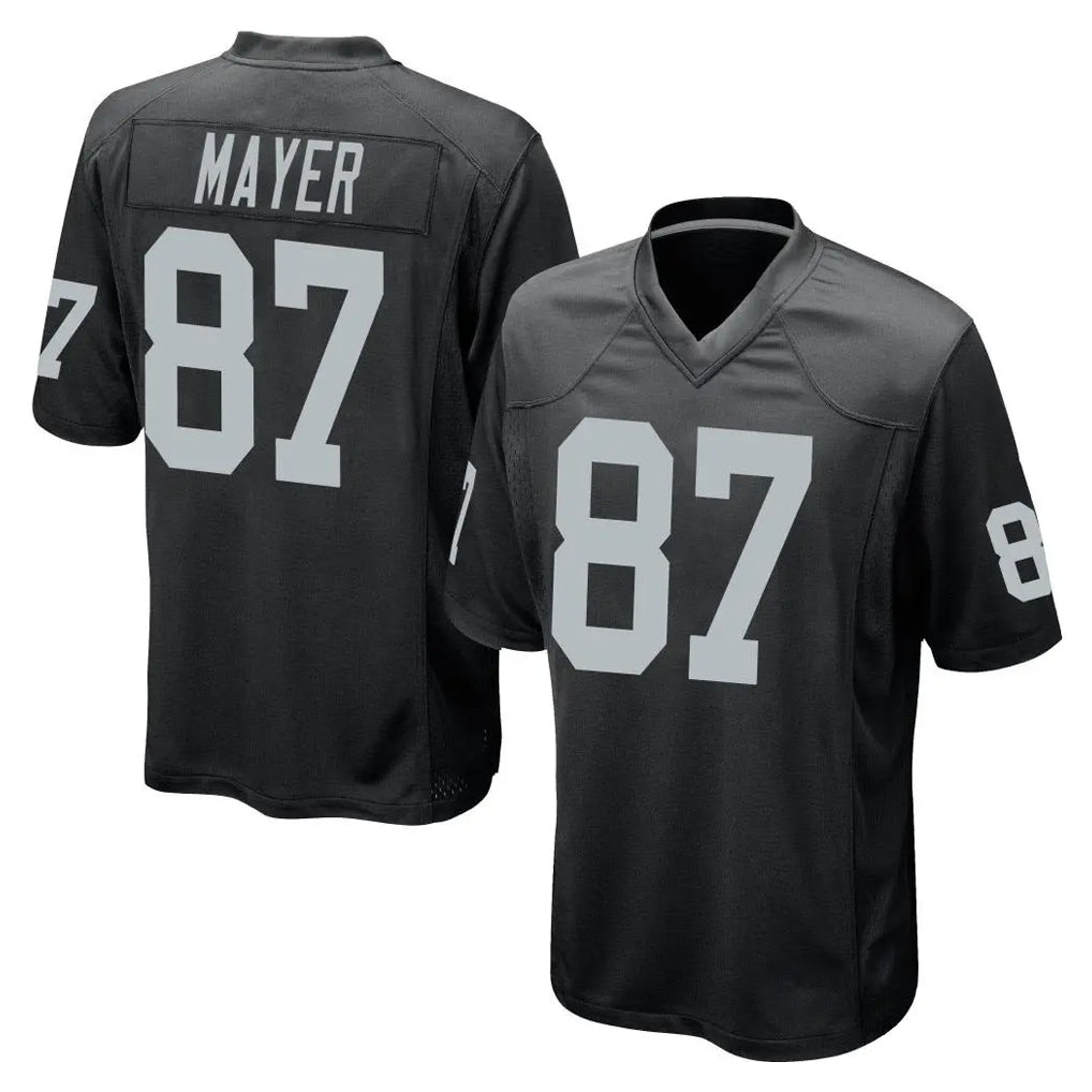 LV.Raiders #87 Michael Mayer Player Black Home Game Ldoa Stitched Jerseys