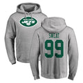 NY.Jets #99 T'Vondre Sweat Player Gray LOGO Pullover Hoodies Limited Game Ldoa Stitched Jerseys