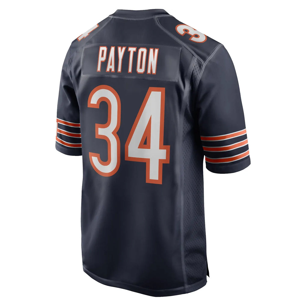 C.Bears #34 Walter Payton Player Navy Home Game Ldoa Stitched Jerseys