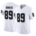 LV.Raiders #89 Brock Bowers Player White Limited Vapor F.U.S.E. Home Game Ldoa Stitched Jerseys