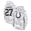 IN.Colts #27 Justin Walley Player Arctic Camo Salute to Service Hoodies Limited Game Ldoa Stitched Jerseys